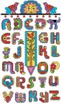 (image for) Fiesta Folk Art Alphabet